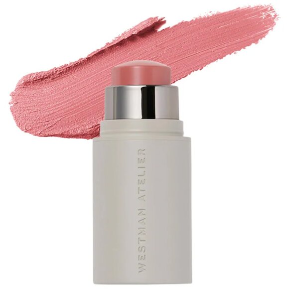 NIB ✅Westman Atelier #PETAL Mini Petite Baby Cheeks Lip Cream Blush Stick ✨ BNIB - Picture 1 of 14